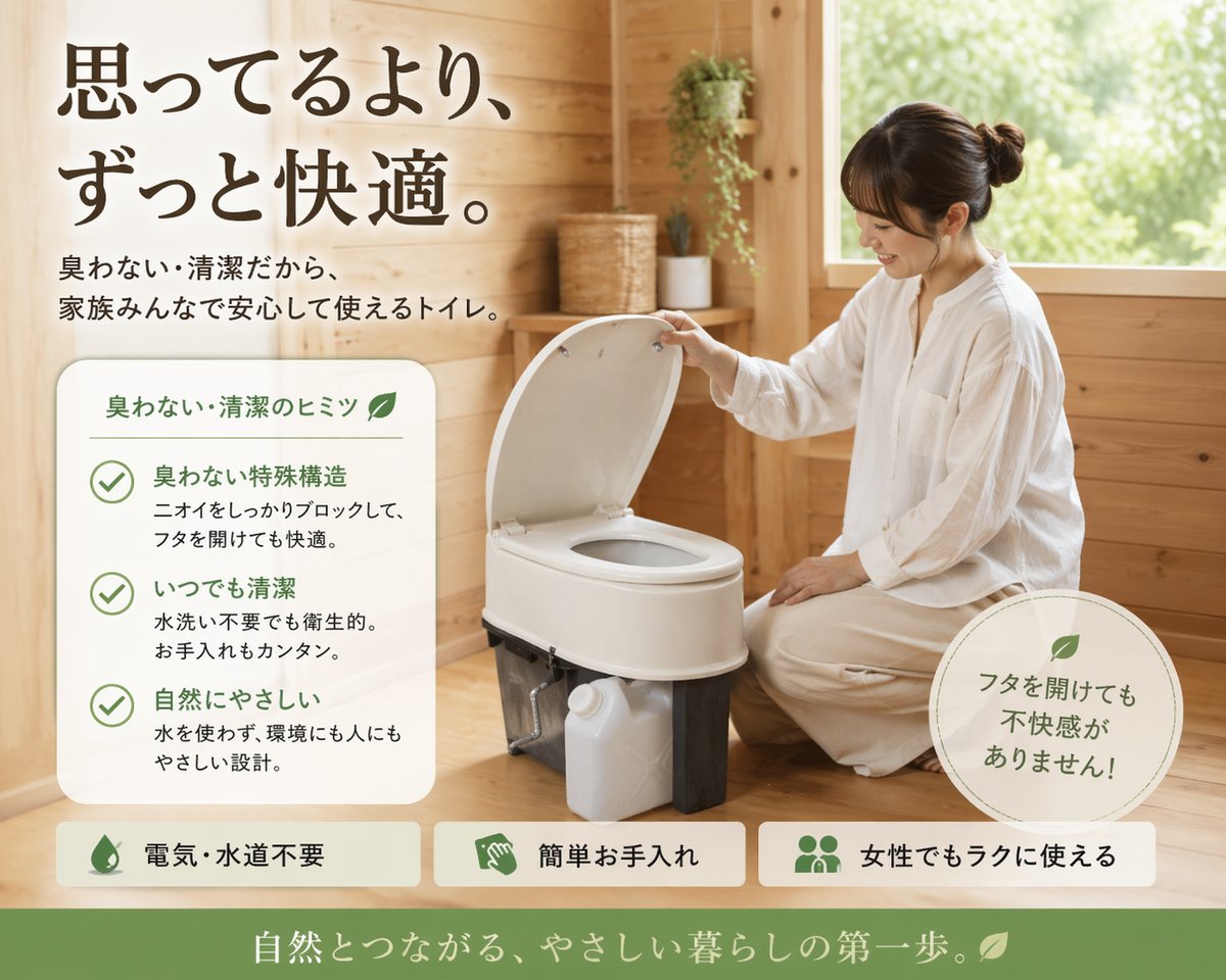オープンセール！【断水・停電でも使える】水不要◎非常用防災