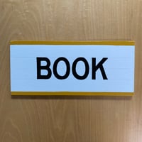 Small Wood Sign “BOOK”