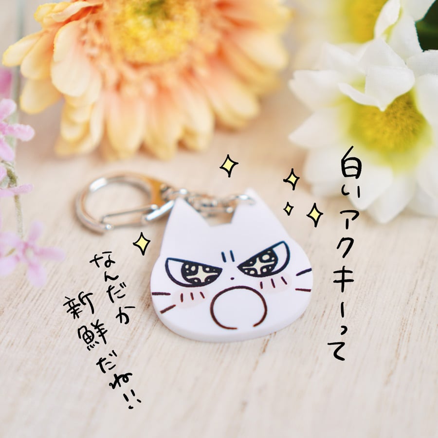 ランダムアクリルキーホルダー（全6種） | しかるねこのおみせ
