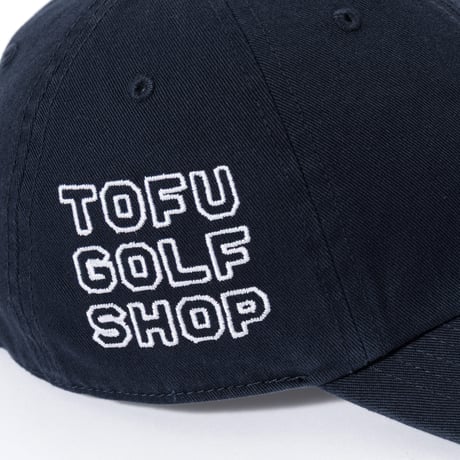 ’47×TOFU GOLF SHOP ロゴ キャップ by Kuchibue Golf Gentleman ネイビー
