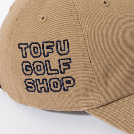 ’47×TOFU GOLF SHOP ロゴ キャップ by Kuchibue Golf Gentleman カーキ