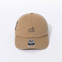 ’47×TOFU GOLF SHOP ロゴ キャップ by Kuchibue Golf Gentleman カーキ