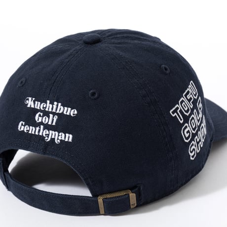’47×TOFU GOLF SHOP ロゴ キャップ by Kuchibue Golf Gentleman ネイビー