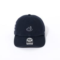 ’47×TOFU GOLF SHOP ロゴ キャップ by Kuchibue Golf Gentleman ネイビー