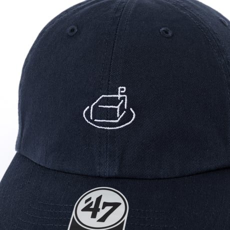 ’47×TOFU GOLF SHOP ロゴ キャップ by Kuchibue Golf Gentleman ネイビー