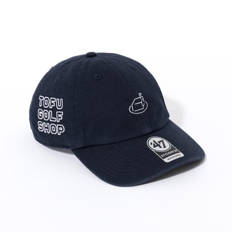’47×TOFU GOLF SHOP ロゴ キャップ by Kuchibue Golf Gentleman ネイビー
