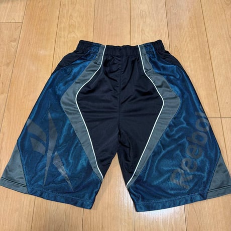 Reebok バスケットボールパンツ 黒/青