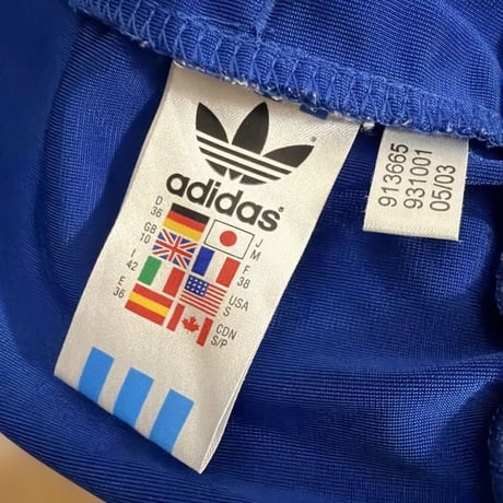 adidas ノースリーブ トレフォイルロゴ ブルー Sサイズ