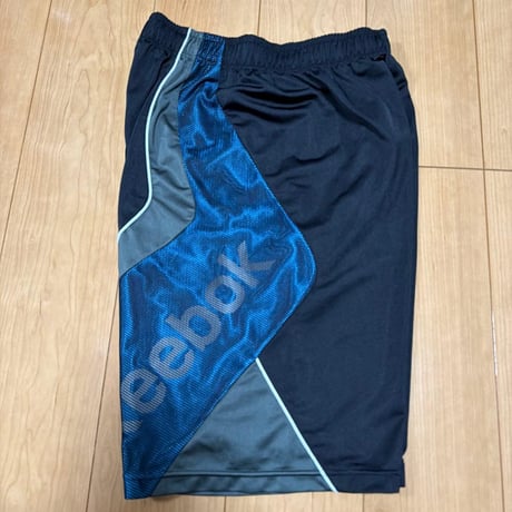Reebok バスケットボールパンツ 黒/青
