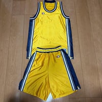 Champion バスケットボール部 ユニフォーム 上下セット S 光沢