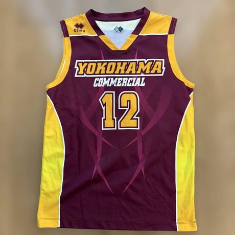 横浜商業高校バスケット ユニフォーム 12 errea