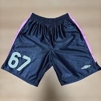 umbro サッカー パンツ S ブラック ピンク 67