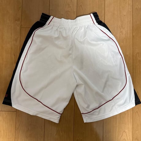 asics バスケットボールパンツ M ホワイト/ブラック