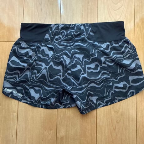 UNDER ARMOUR XL ランニングショーツ ランパン 黒/グレー