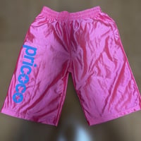 pricoco ハーフパンツ Sサイズ ピンク 光沢