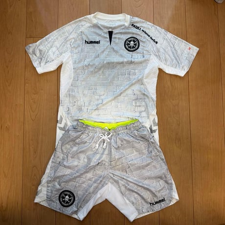 hummel FC Skull サッカーユニフォーム 上下 Mサイズ ホワイト