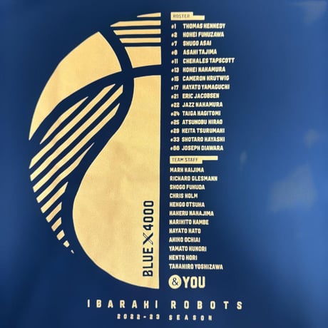 茨城ロボッツ 2022-23シーズン 応援 Tシャツ