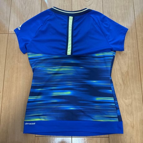 adidas response climacool レディース Tシャツ 青/黄