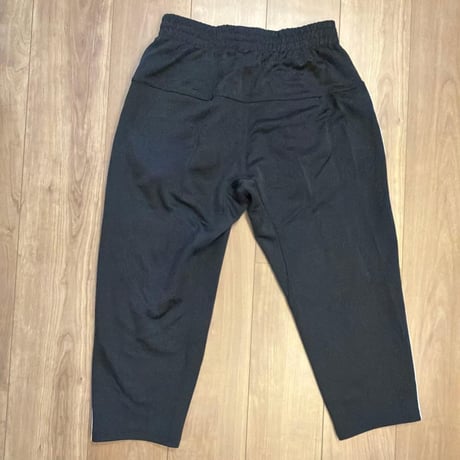 adidas 七分丈 ブラックジャージパンツ M