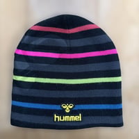 hummel ニット帽 ビーニー マルチカラー ボーダー