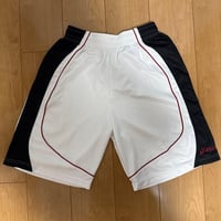asics バスケットボールパンツ M ホワイト/ブラック