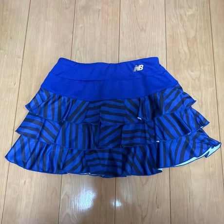 New Balance UVブルー フリルスカート レディースM