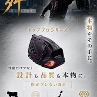 舞 鳳凰ラベル 投手特化型 特殊重心グローブ 硬式用 投手用 左投げ用 ブラック