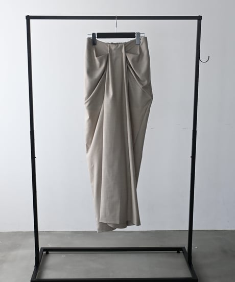 【3】Front Drape Pants(Beige)
