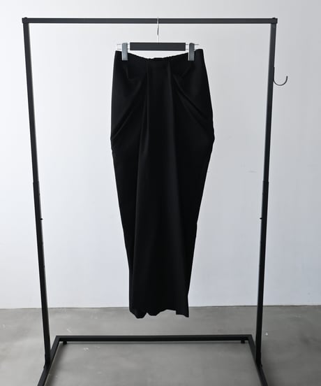 【3】Front Drape Pants(Black)