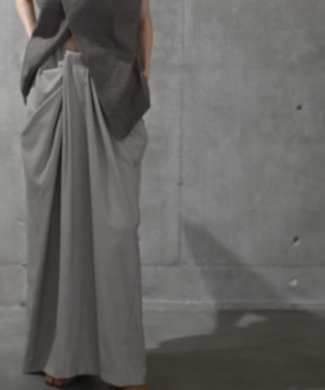 【3】Front Drape Pants(Beige)