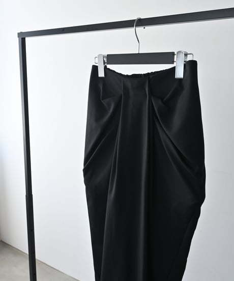 【3】Front Drape Pants(Black)