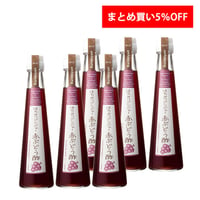 【まとめ買い割引】はちみつジンジャー赤ぶどう酢 200ml 6本