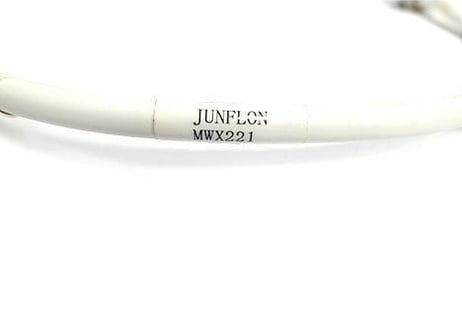 マイクロ波同軸ケーブル NPコネクター付 30cm JUNFLON MWX221 18GHz 【中古】