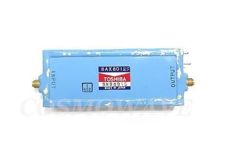 Xバンド 高周波プリアンプ  toshiba  8GHz - 12GHz SAX8012F   【中古】 広帯域プリアンプ 10GHz帯