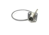 NJ 1.5D-2W ケーブル付 パネルフランジ付　自作、実験用に 【特価】 【未使用品】