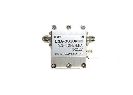 超ローノイズ広帯域プリアンプ 300～1000MHz LNA-0310NX2　【受注生産】【組込み用】