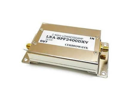 2400MHzプリアンプユニット　LNA-BPF2400DXV2　LNA 【受注生産】【組込み用】