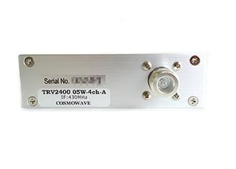 2400MHz帯トランスバーター 0.5W 4CH　IF:430MHz帯　最新型！【受注生産】
