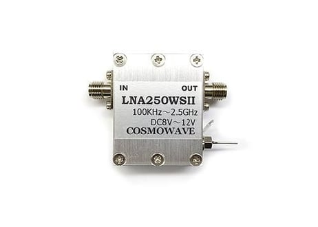 広帯域フラットアンプユニット　0.01～2500MHｚ　LNA250WSII【受注生産】【組込み用】