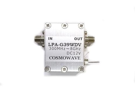 広帯域アンプユニット　LPA-G39WDV 300MHz～8GHz【受注生産・組込み用】