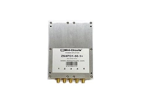 高周波パワーデバイダー　ZN4PD1-50-1+ 450-5000MHz  Mini-Circuits 　ミニサーキット 【中古】