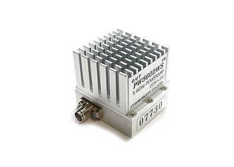 5.6GHz帯  2Ｗパワーアンプユニット　PW5602WS-HS ヒートシンク付 【受注生産】 【組込み用】