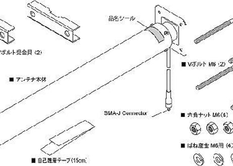 YA215S-2400 2.4GHzアマチュア無線用カバー付13素子八木型アンテナ　【受注生産】
