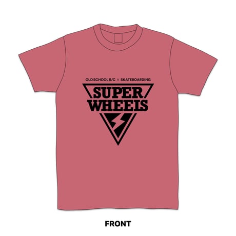 "Wild Logo" T-Shirt　ダークピンク