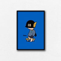 "masked skater" Print Art