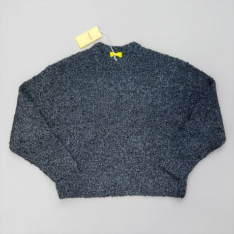 eyya"mohair boucle crew knit"(gray)unisex