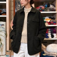 ASEEDONCLOUD"Handwerker saxony wool HW meeting jacket"(dk green)unisex