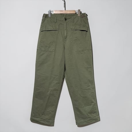 H.UNIT "HBT military trousers" (khaki) unisex