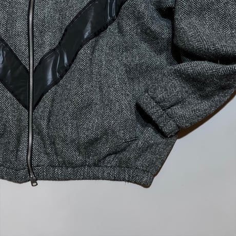 H.UNIT"Wool herringbone IPFU jacket"(gray) unisex