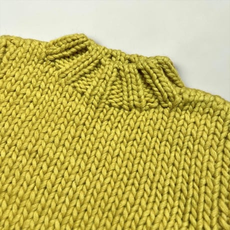 TigreBrocante"low gauge wide rib vest"(3color)unisex